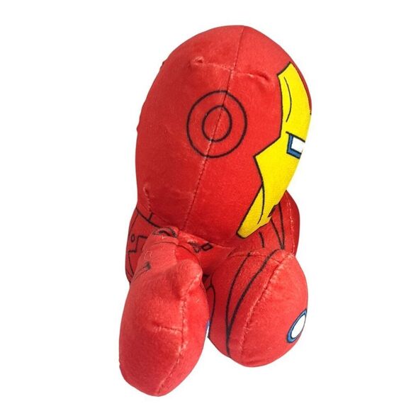 Marvel Iron Man Plush 8" Doll 2017 Super Hero Adventures Stuffed Toy Just Play - Picture 3 of 6